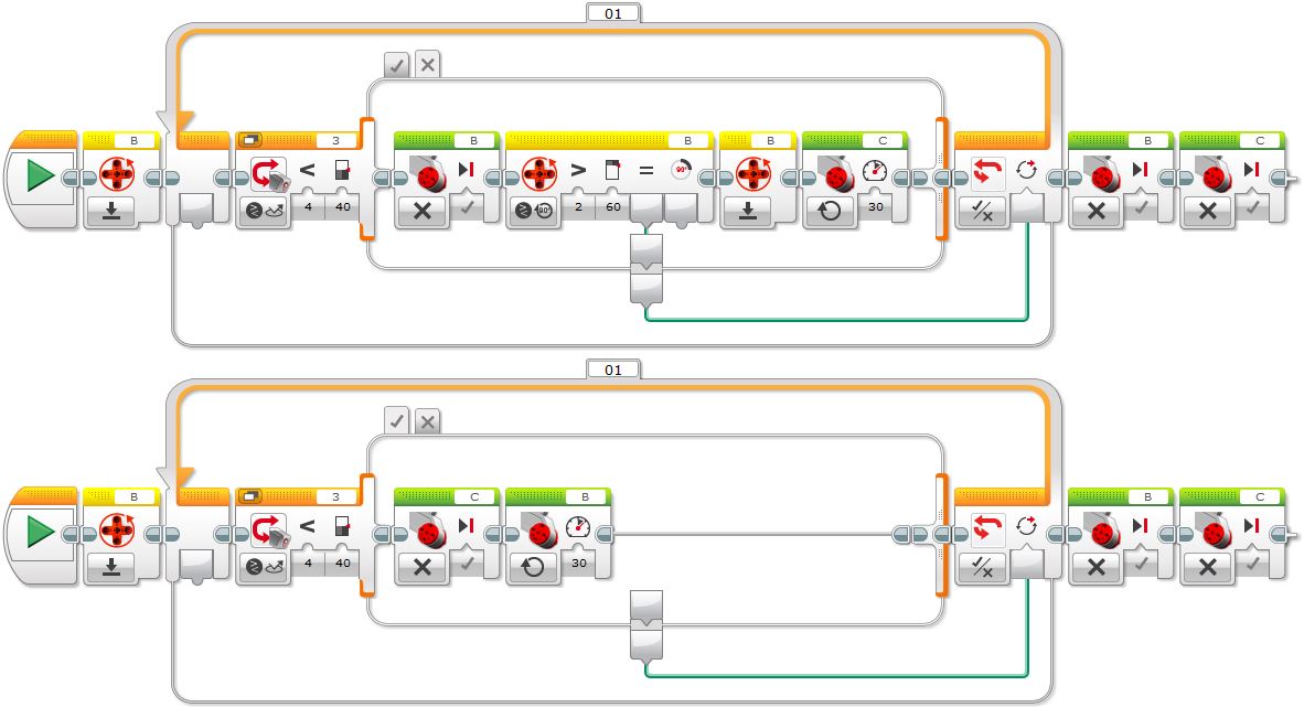 Ev3 line follower sales program
